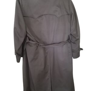 London Towne men's belted trench coat